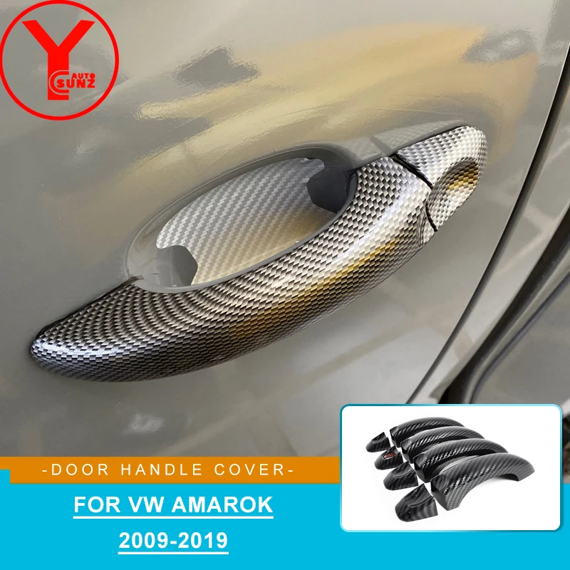 Door Handle Cover Trim Protector Car Styling Accessories For VW Amarok 2009 2010 2011 2012 2013 2014 2015 2016 2017 2018 2019