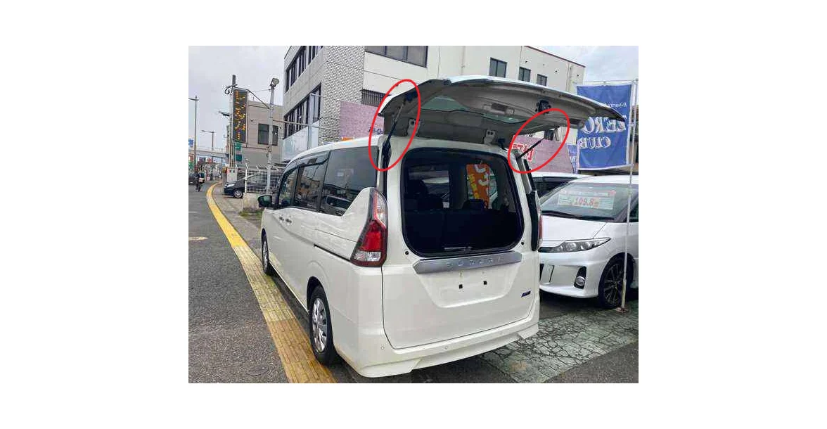 

2PC Dmpers for Nissan Serena C27 2016-2019 2020 2021 Minivan Rear door Window Glass Trunk Lift Supports Gas Struts Springs Shock