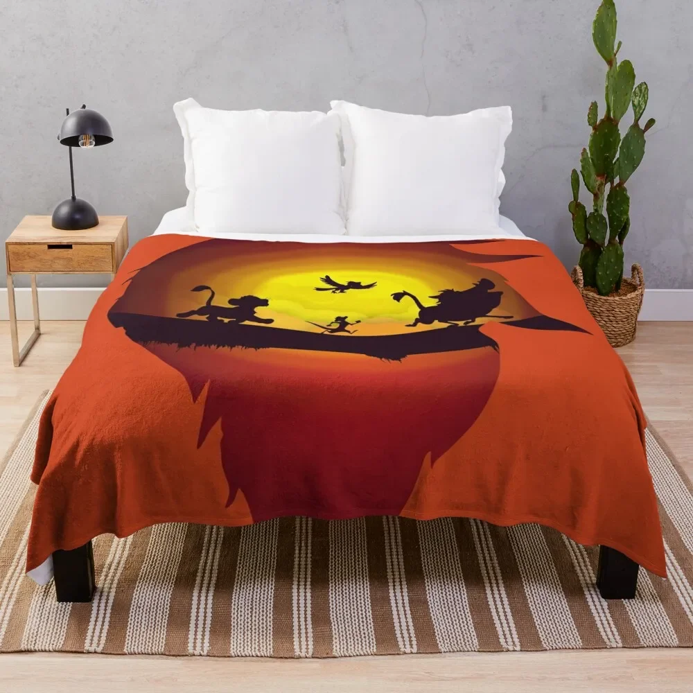 Hakuna Matata Throw Blanket christmas gifts Bed linens Thins Blankets