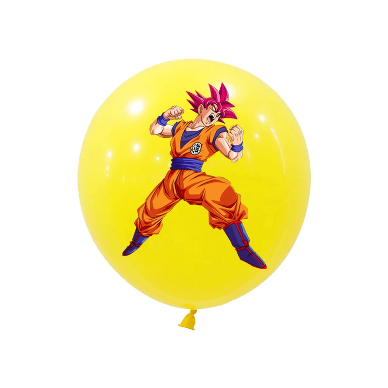 12/24 Stück Dragon Ball Goku Luftballons Geburtstagsparty Dekoration Latexballon Affenkönig Goku Partyzubehör Luftballons – Detail 2
