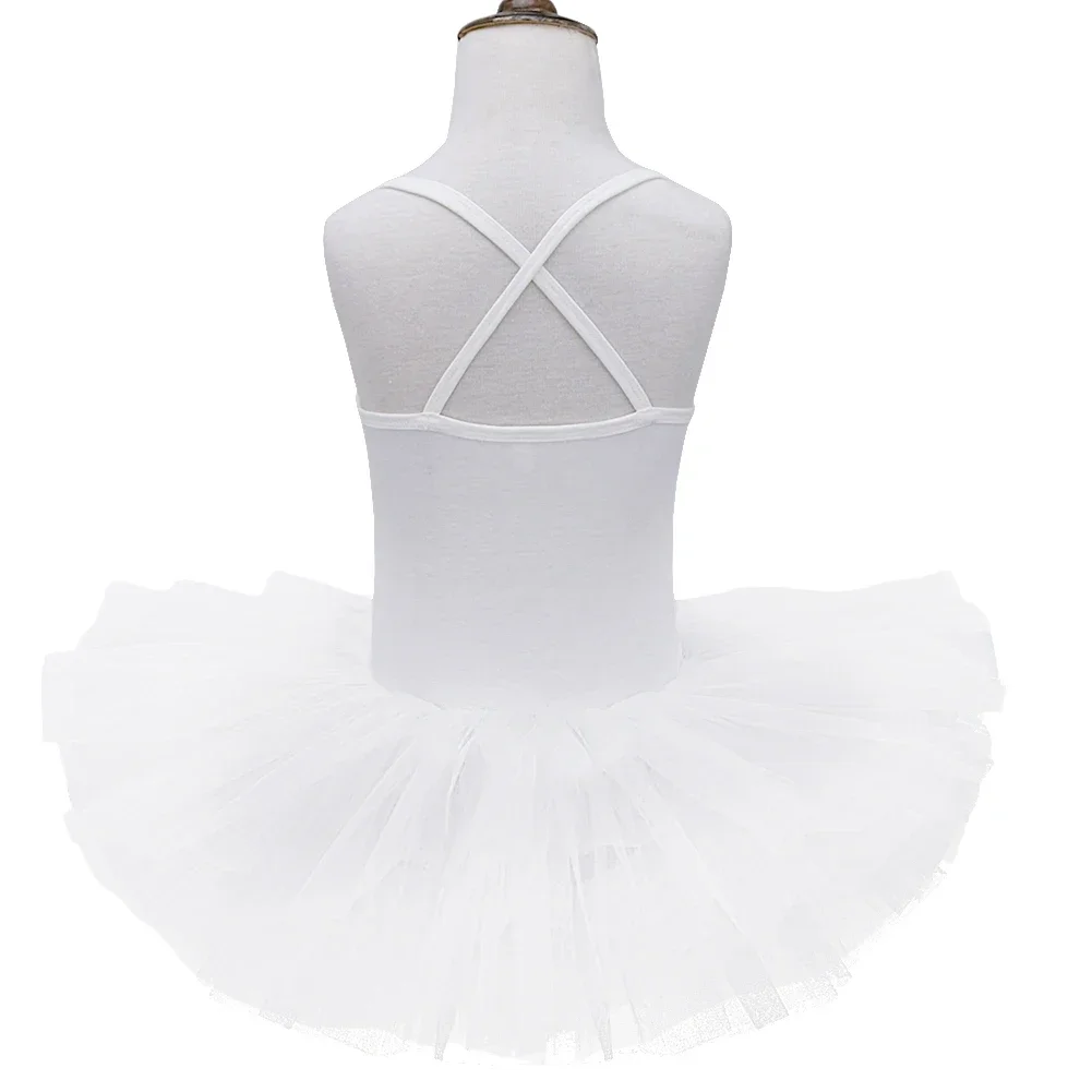 Vestido de tutú con lentejuelas brillantes para niñas, ropa de baile de bailarina, leotardo de gimnasia, disfraz de baile profesional