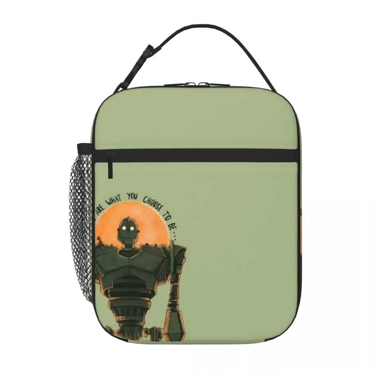 Bestselling You Are What You Choose To Be Pastel Neoprene Lunch Bag Countryside Trip Snack Bag