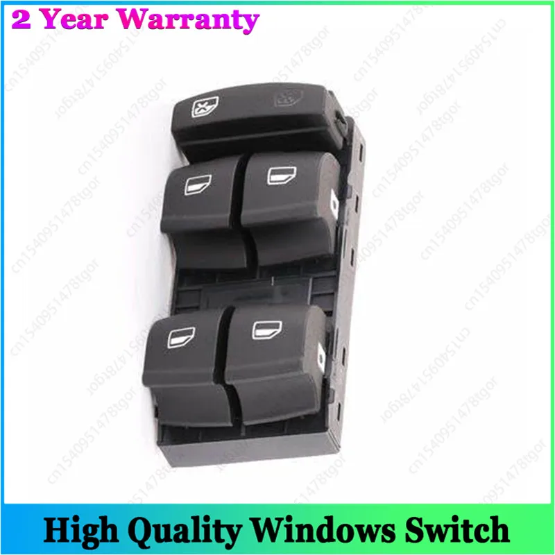 

Front Left LH Power Door Window Control Switch Regulator Button for Audi A6 Quattro Q7 S6 2007-2015 Car Accessories 4F0959851G
