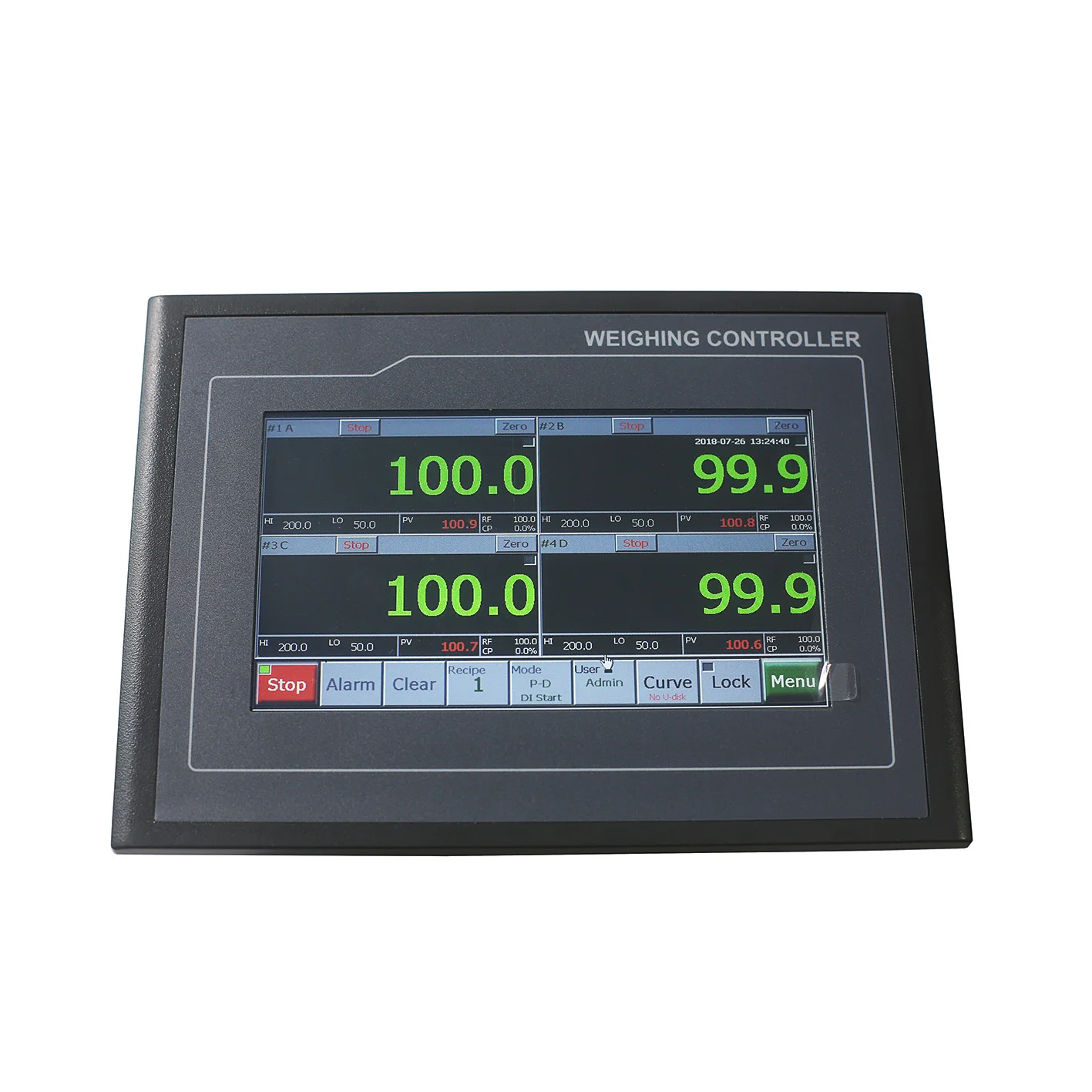 Force Measuting Controller For 1-4 Channels Force Measuring System, With Positive&Negative Direction Peak Value Detection