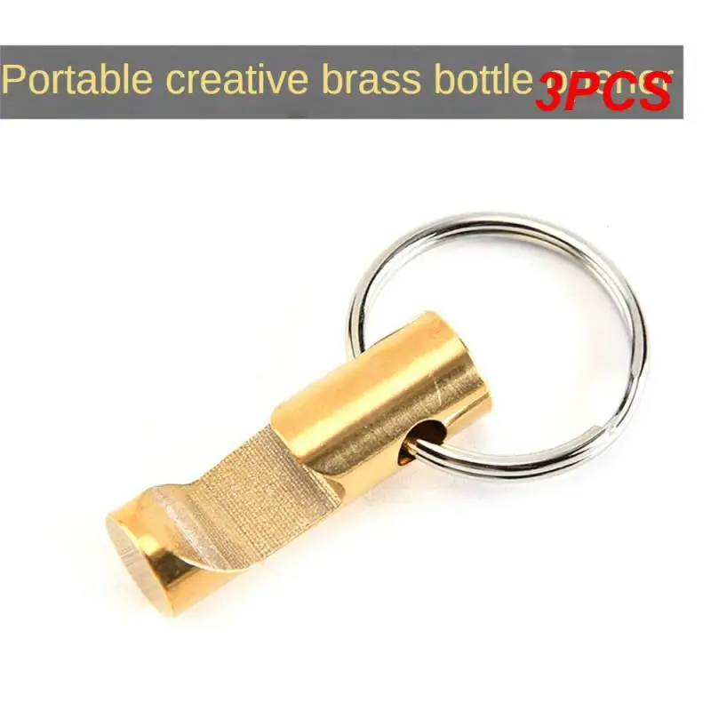 3PCS Kitchen Bar Tool Accessories Made Of High-quality Aluminum Opener Pendant Decoration Pure Brass Bottle Opener Bottle Opener