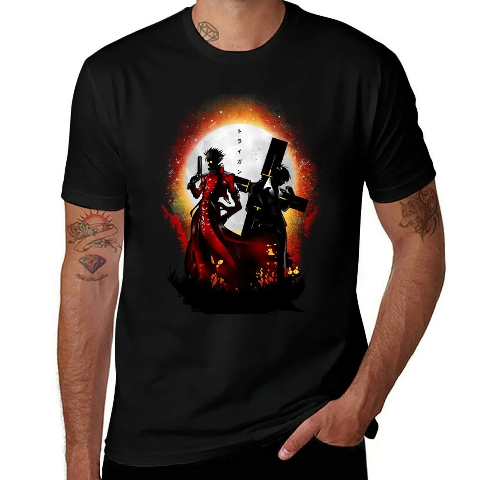 Wanted Gunners T-Shirt Big and Tall Loose Fit T-Shirt