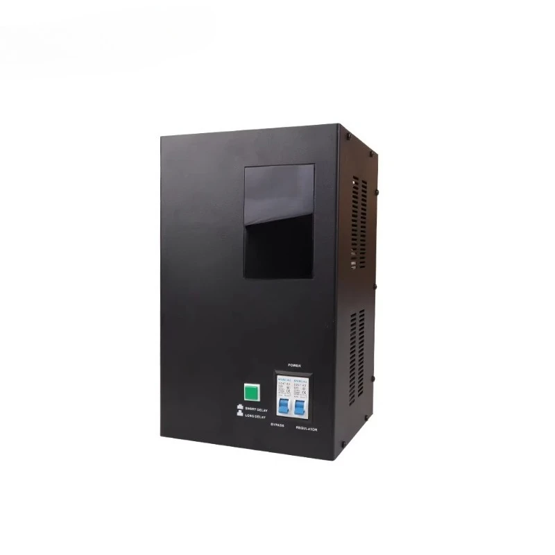 Single-phase AC 220V 10kVA household wall-mounted cabinet-type relay-type automatic voltage regulator