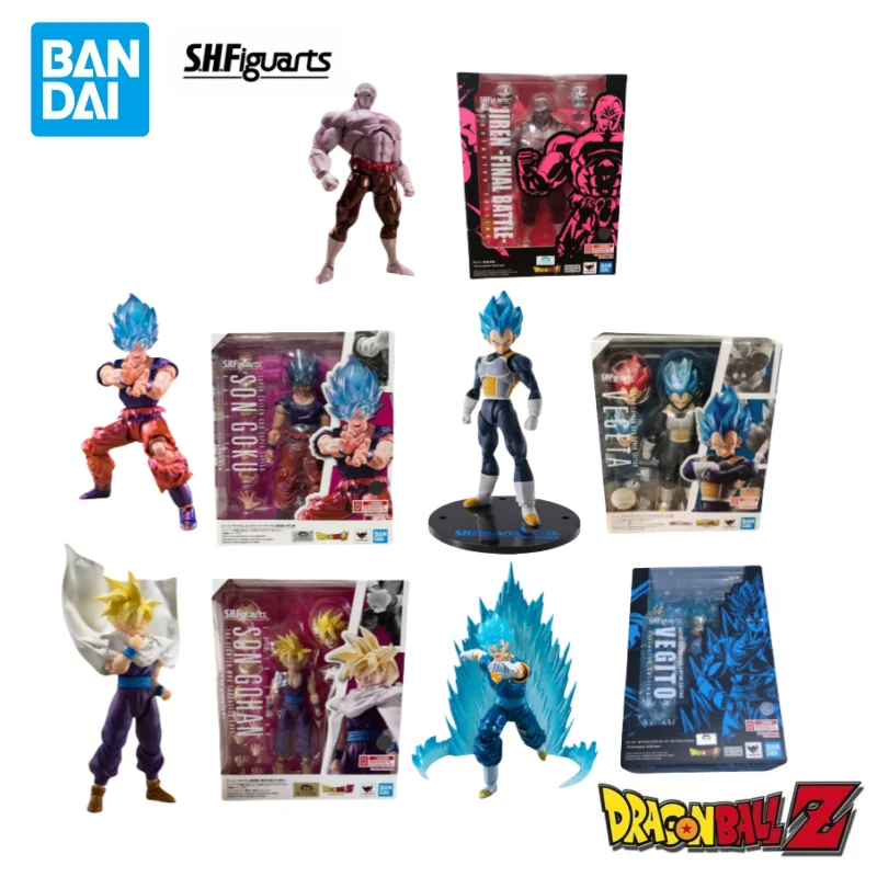 

В наличии Модель Куклы Bandai Совершенно новая коробка Dragon Ball Shf Jiren Vegetto Son Goku Vegeta Son Gohan Оригинальные персонажи аниме