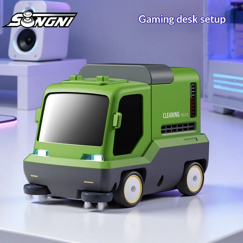 Mini RC Remote Control Vacuum Cleaner Car Drift Desktop Cleaning Truck 2.4G Wireless RC Toy Car Creative Birthday Gift view 4