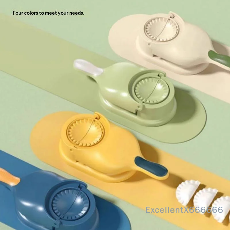 2 In 1 Manual Dumpling Maker Labor-Saving DIY Ravioli Wrapper Presser Lightweight Kitchen Gadget for Beginners 3