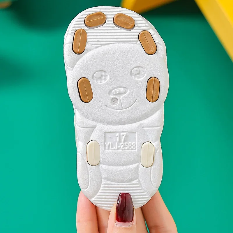 Summer Leisure Baby Walking Shoes Soft Sole External Wear for Boys Soft Sole Anti Slip Soft Sole Children 1-3 Years Old Sandals