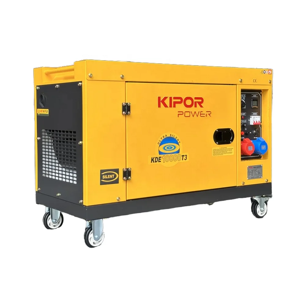 KIPOR POWER High Quality 8KW Silent Generator with ATS Auto/Remote Start 8KW Rated Power 50/60Hz Three Phase