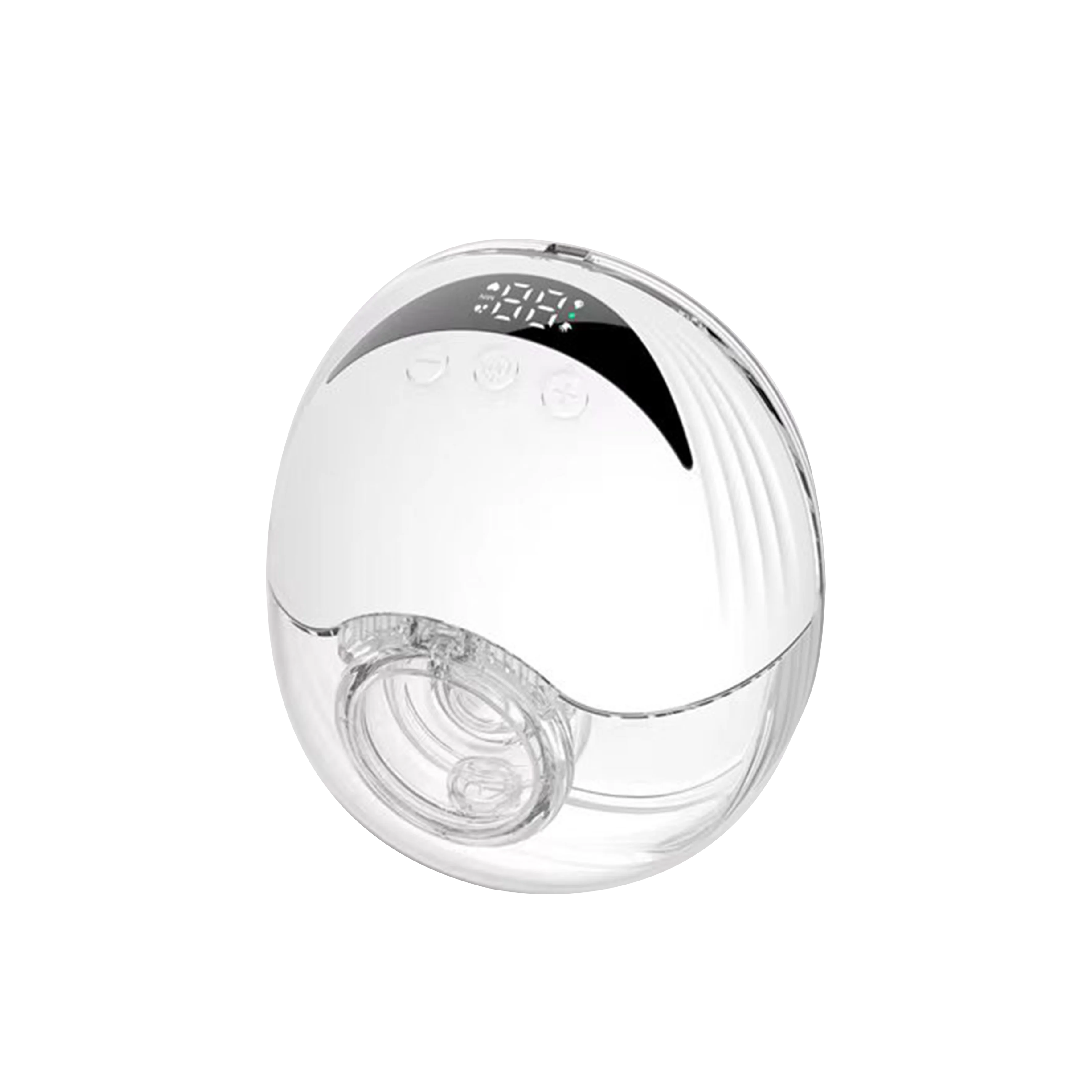 STLF Collettore di latte materno in silicone riutilizzabile portatile Catcher elettrico Tiralatte indossabile per allattamento al seno con vestibilità morbida