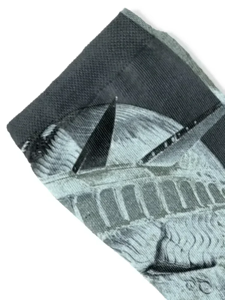 تمثال الحرية المطلي بالكروم الجوارب الرجعية المهنية تشغيل عدم الانزلاق مخصص الرياضة الصبي الجوارب النسائية #2