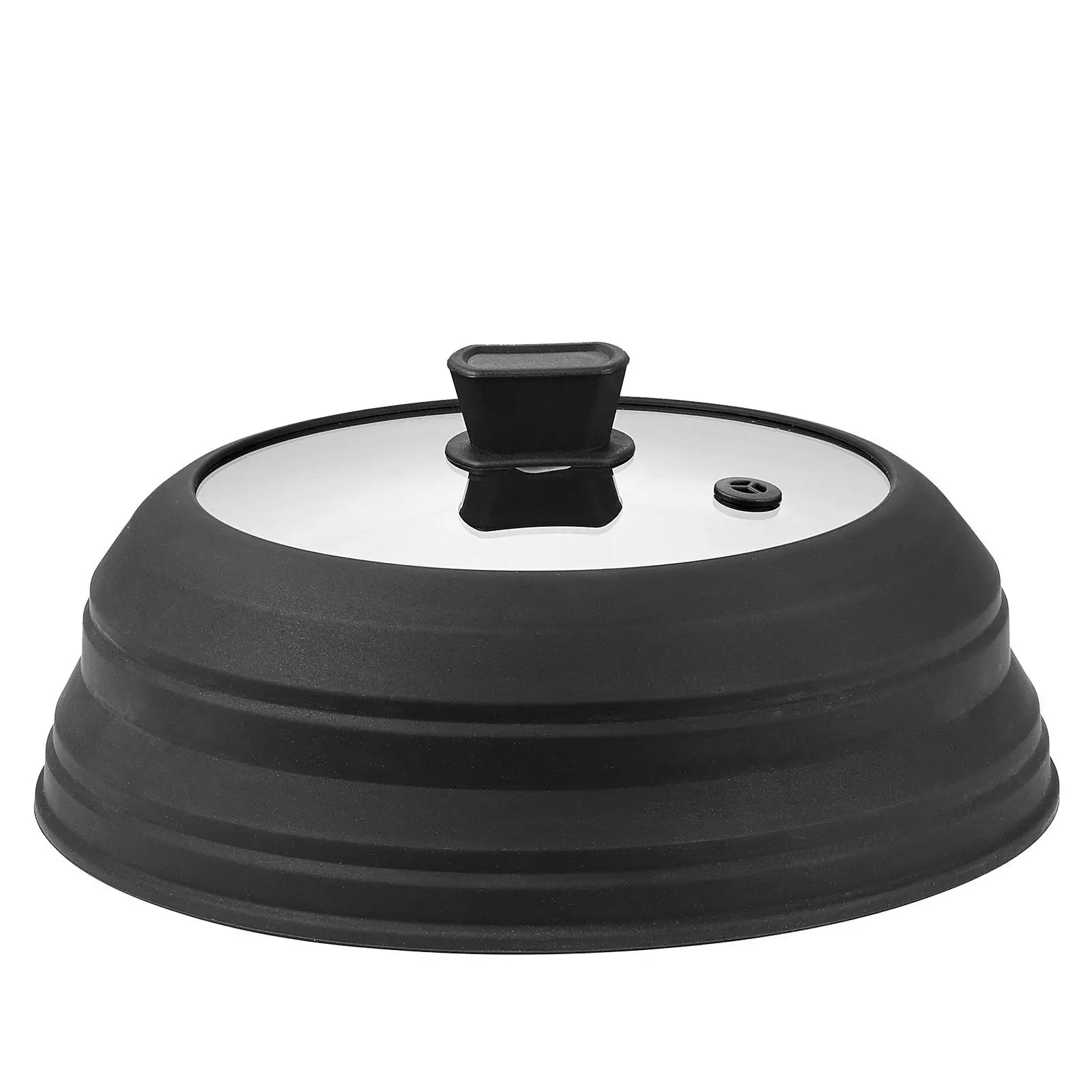 

Microwave Splatter Cover 10.8 Inch Heat Resistant Silicone Lid for Food Splatter Guard