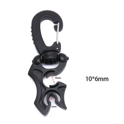 Scuba Diving Double Hose Holder Nylon Keeper Regulator Octopus Retainer With Clip BCD Regulator And Console Accessories