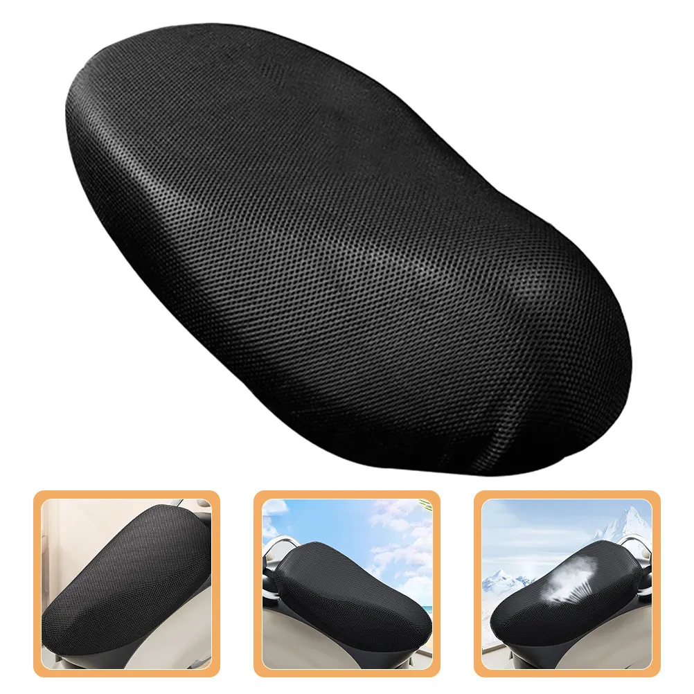 Electric Scooter Seat Cover Motorcycle Seat Pad Cover Breathable Mesh Uv Resistant Wear Proof Comfortable All Season Protector