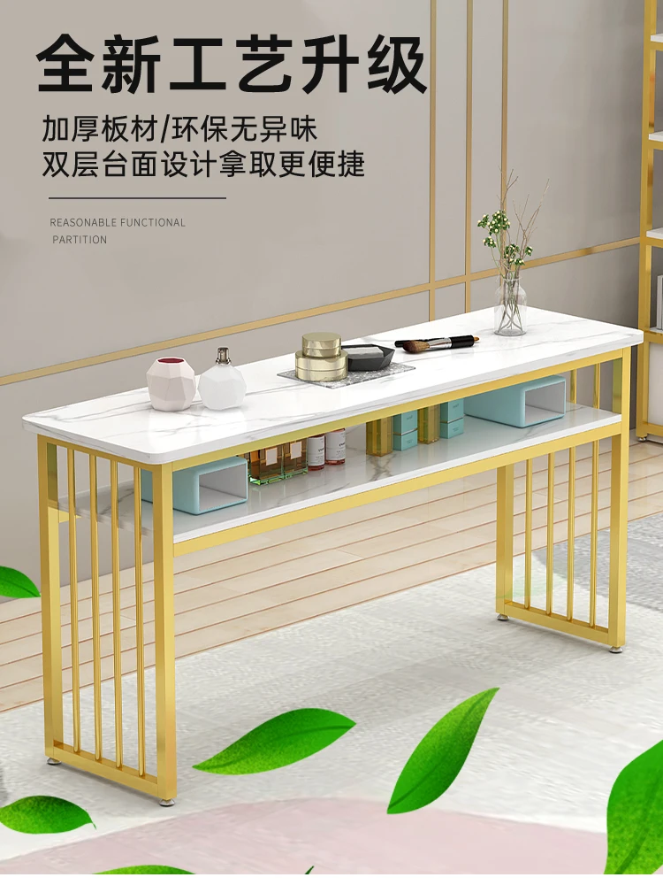 Nail Art mesa e cadeira Set, simples e econômico, simples e duplo