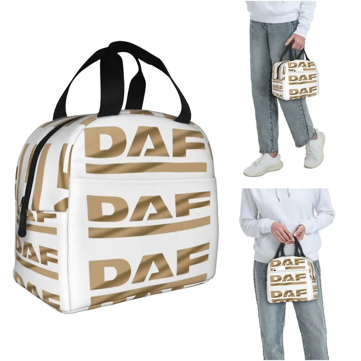 Awesome Daf Design Insulated Lunch Bag for Women Kids Leakproof Food Boxes Thermal Lunch Box Tote