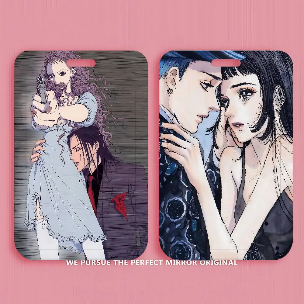 Anime Paradise Kiss Badge Holder Lanyards Keychain Women New Card Holders Neck Straps Student Credential For Gift