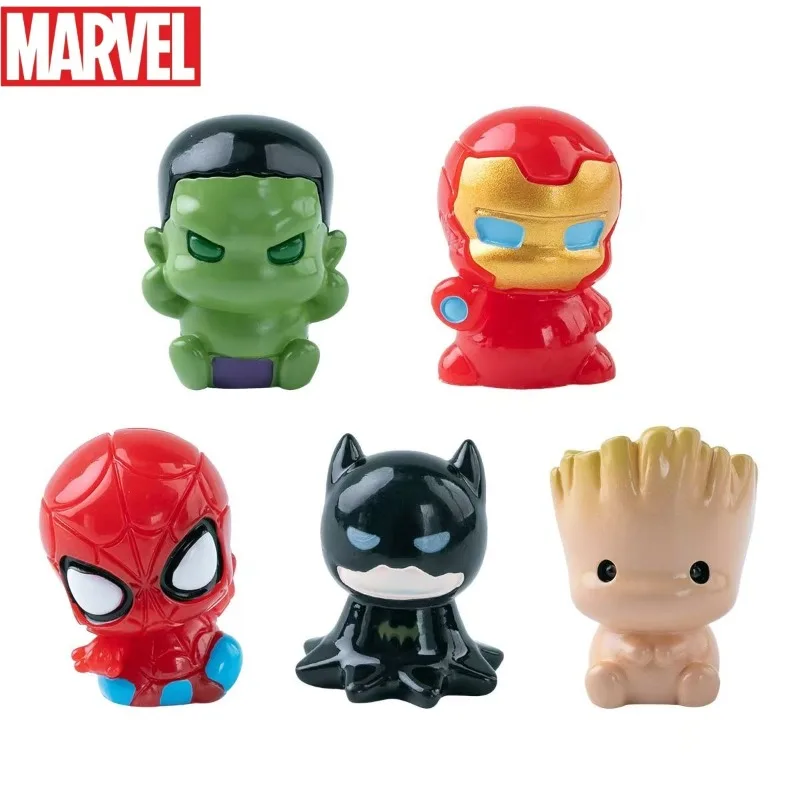 

Marvel The Avengers Spiderman New Anime Cute Q-Version Trendy DIY Decoration Car Desktop Creative Personality Ornament Gift