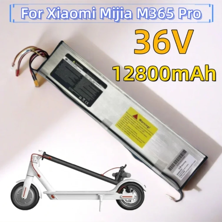 For Xiaomi Scooter Lithium Battery 36V M365pro scooter Flat Car Folding Car Built in Battery 12.8Ah