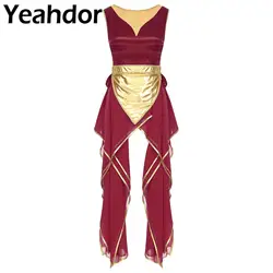 Womens Praise Dance Dress Female Liturgical Worship Dancewear Metallic Patchwork Lyrical Dance Costume Choir Stage Performance