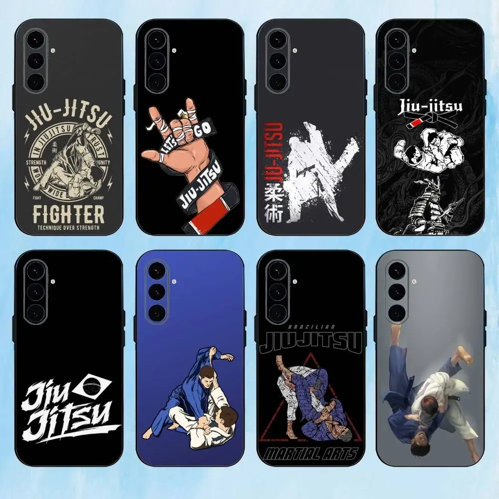 

B-BJJ B-Brazilian Jiu Jitsu Phone Case For Samsung Galaxy A73,A72,A71,A70,A53,A52,A51,Others Soft Black Cover