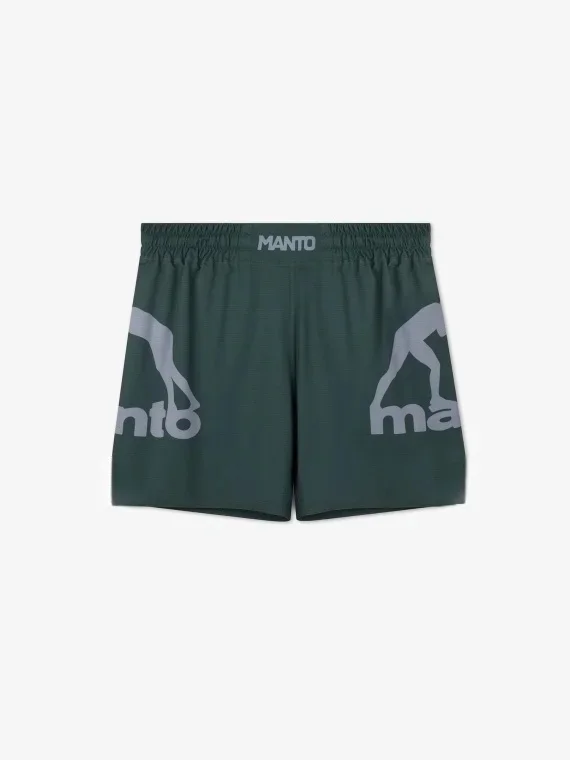 

2026 MANTO "Fight Scene" Graffiti Print MMA Fight Shorts Black Blue Pink Training Shorts for Men