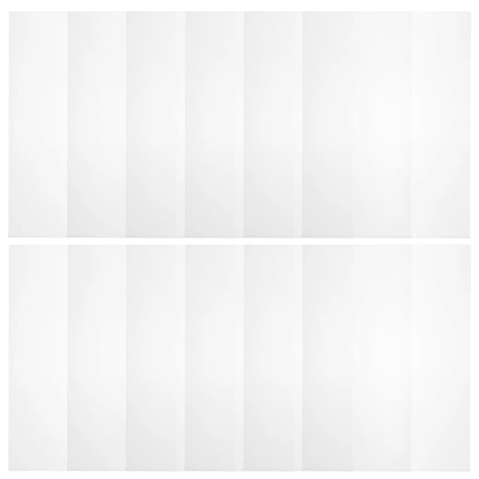 

24Pcs Clear File Folders Made of Premium PP Material Transparent A4 Document Protectors for Study Papers Exam Files Office