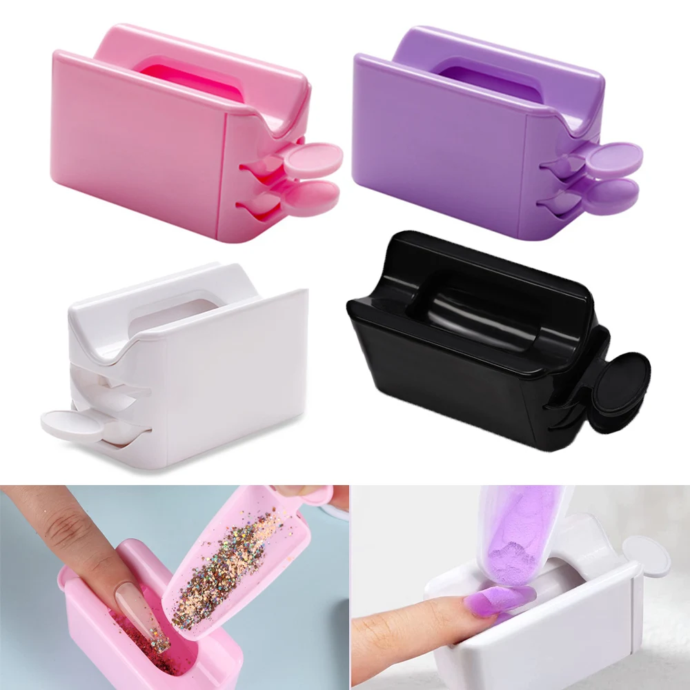 

1pcs Recycling Dip Case Nail Dip Container Powder Nail Portable Dipping Powder Storage Box Manicure Manicure Storage Case