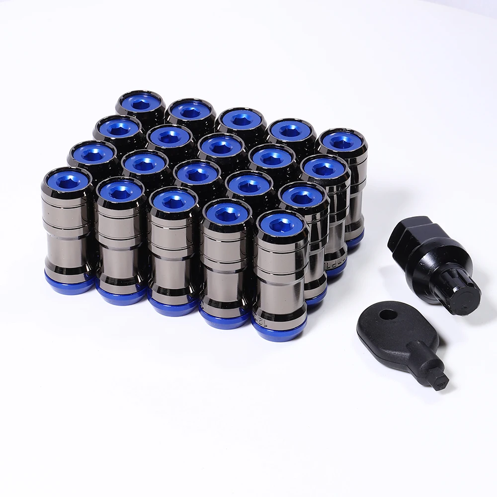 M12xP1.25/ M12xP1.5レーシングホイールナット隠さ七角形式スチール