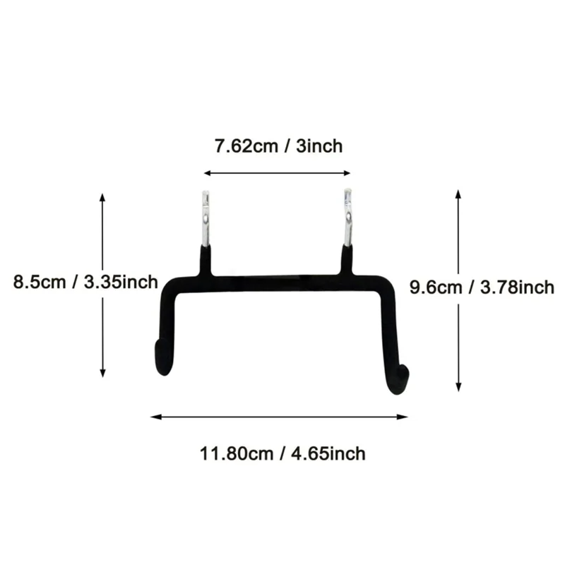 A02F-15 шт. держатель для перфорированной доски, сверхмощные крючки, двойные крючки для перфорированной доски, вешалка для дрели, аксессуары