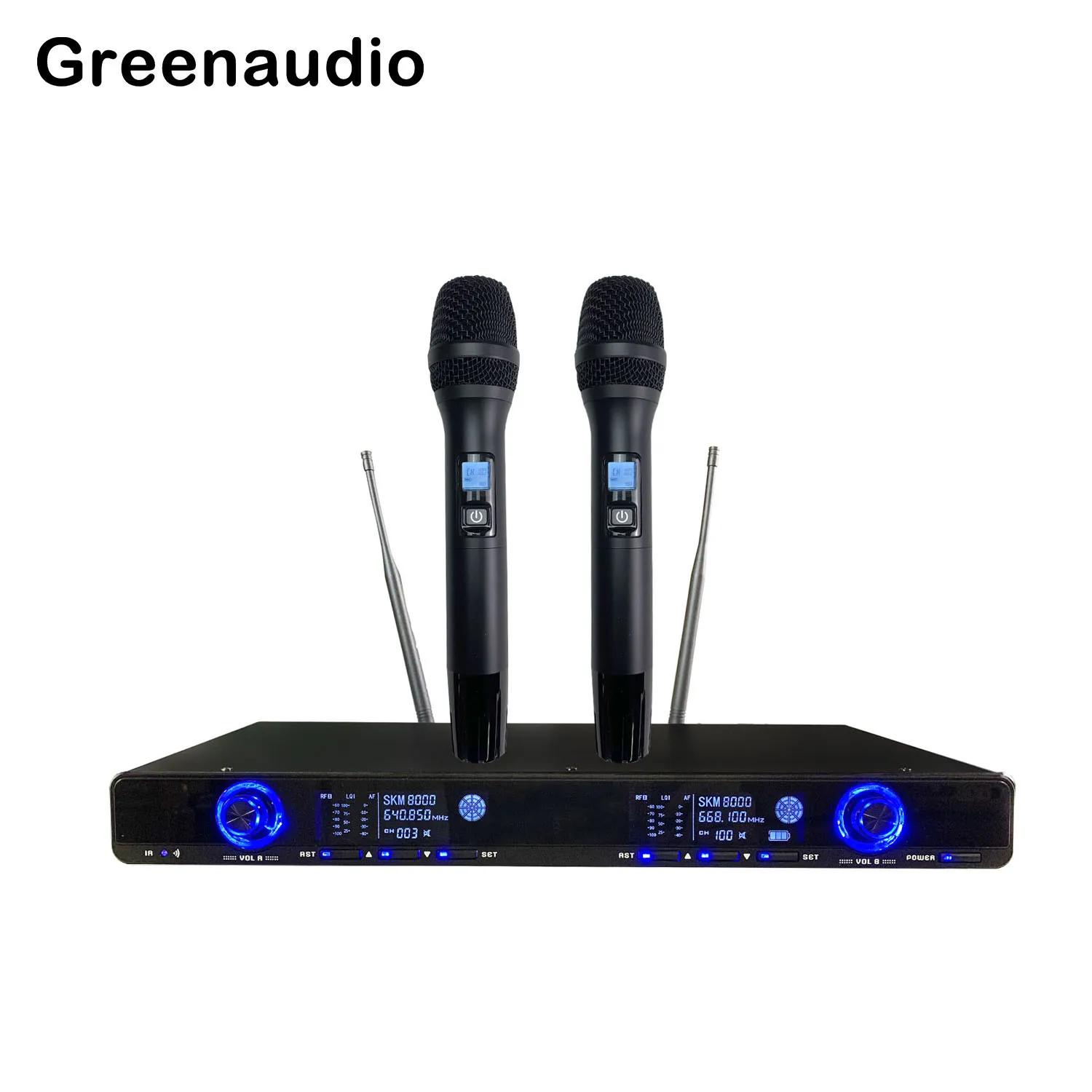 GAW-U8000 Professional ultra-high frequency wireless microphone anti howling performance KTV audio special conference equipment