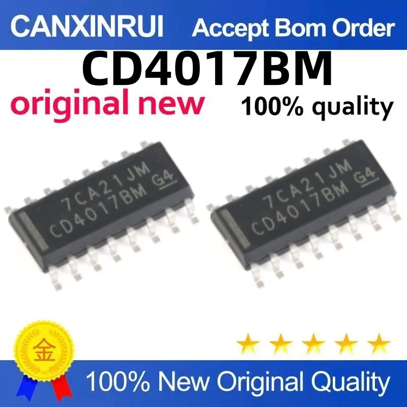 

（100 pieces）CD4017BM HEF4017BT HCF patch 16-pin SOP-16