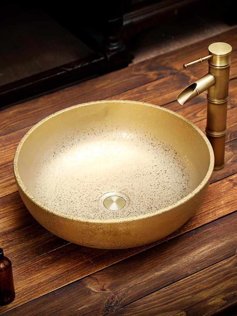 Yili Thai style spa club, hotel, foot wash, bathtub, ceramic tabletop basin, wash basin, bathroom, basin, household use