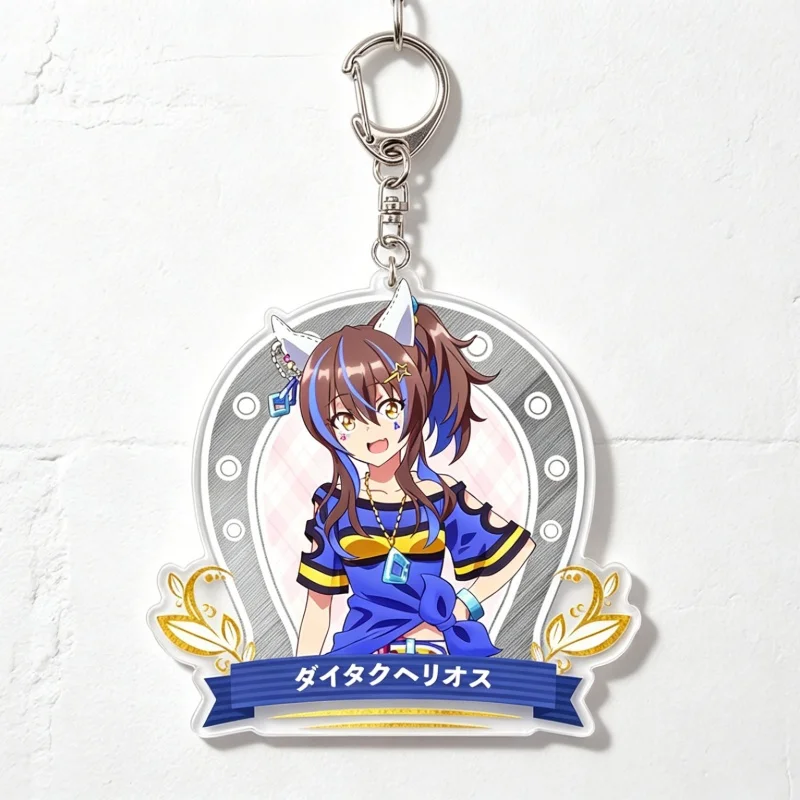 2026 NEW Uma Musume Pretty Derby Keychains Acrylic Stand Ornaments Anime Oguri Cap Silence Suzuka Agnes Tachyon Clear Bliss 6CM