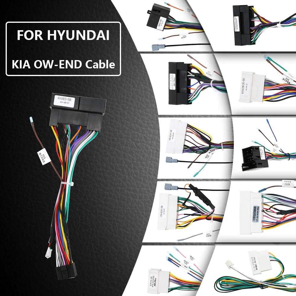 FOR HYUNDAI KIA IX25 CRETA IX35 TUCSON SONATA  I-10 I-20 I-30 H1 K2 K3 RIO K5 KX3 KX5 SORENTO Pegas Soul MORNING cables Harness