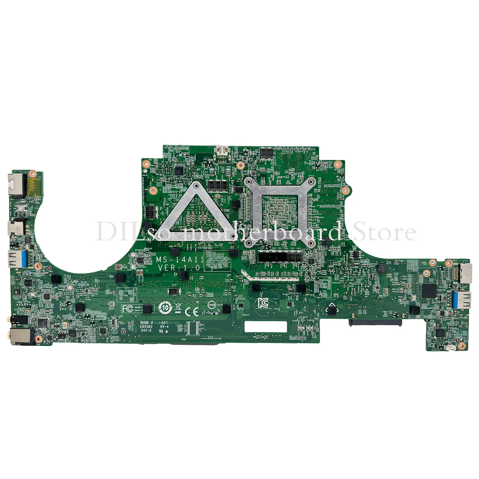 Imagem -02 - Laptop Motherboard para Msi Kefu Ms14a11 Ver 1.0 I76700hq Cpu Gtx970m3g Gpu 100 Teste ok