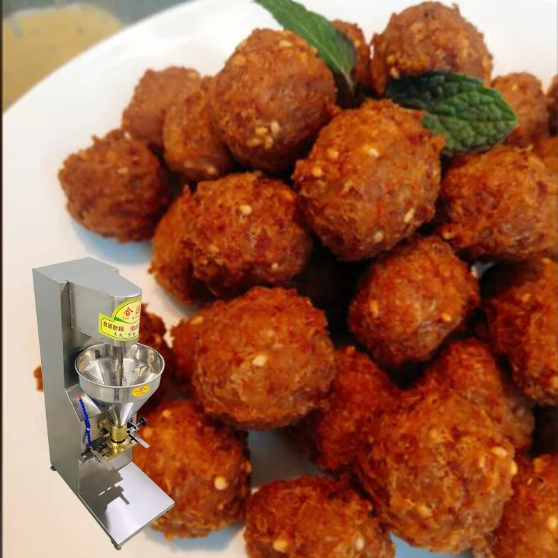 Máquina eléctrica para hacer albóndigas de pescado, carne de cerdo y ternera, máquina formadora de albóndigas