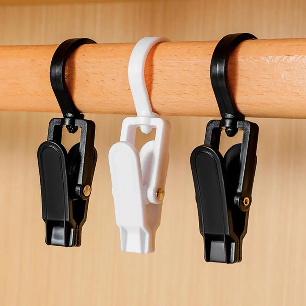 Pinzas para colgar ropa portátiles, pinzas multifuncionales de plástico a prueba de viento para calcetines, ropa interior, pantalones para viaje a casa O6k3