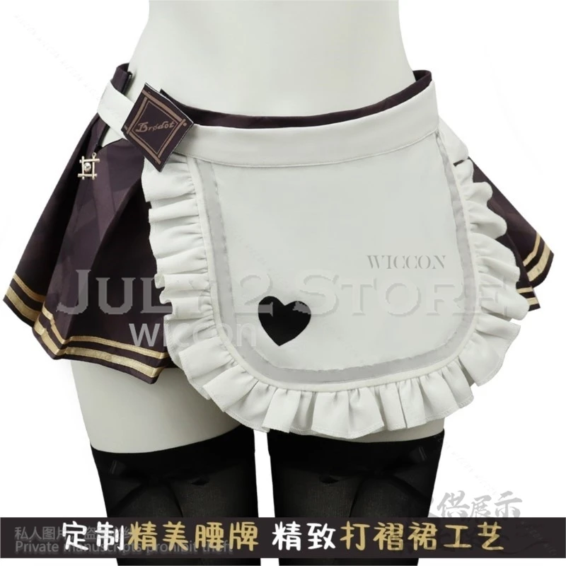 Bridd Nikke New Goddess Cosplay Costume Anime Game Jirai Kei BBW Girls Miniskirt Cropped Top 3D Lollipop Props Anime Cosplay