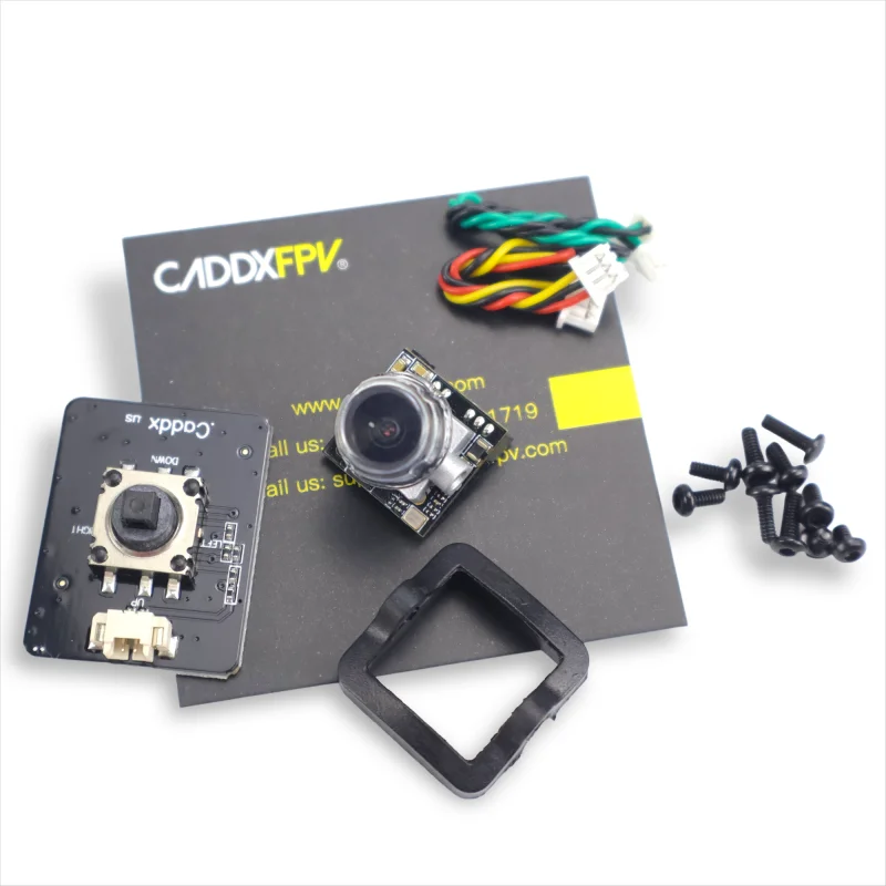 Import Caddx ANT Nano FPV Camera 1200TVL 1.8mm Lens 16:9/4:3 Iamge Global WDR OSD 3D DNR NTSC PAL 2g Cinewhoop camera for RC FPV