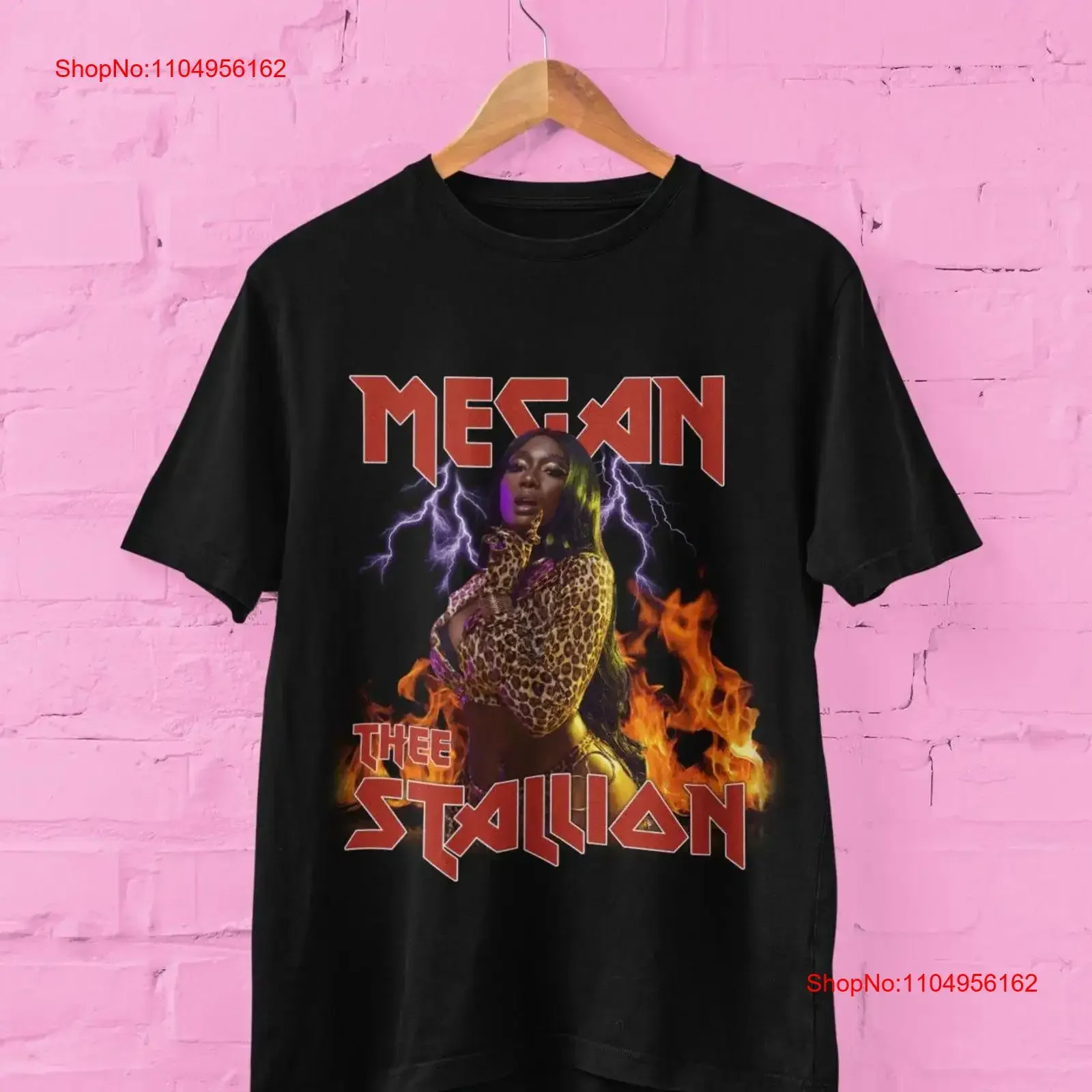 Megan Thee Stallion Rap T Shirt Vintage Band 90's Tour 100 Cotton Clothing adult unisex vintage Washed designer clothes fashion