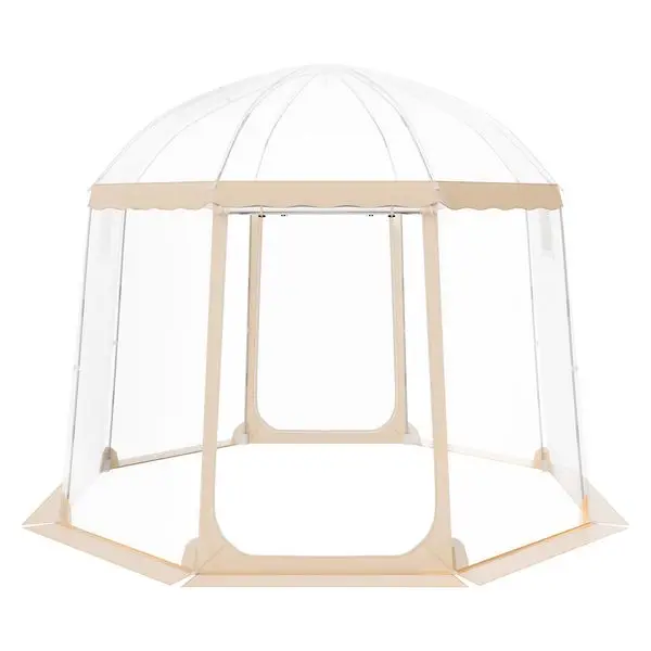 

VEVOR Sports Tent Instant Pop-Up Tent Shelter Weather Proof 4-8 People Clear