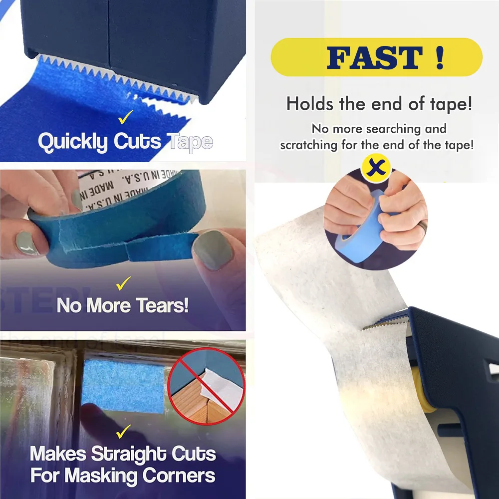 Masking Tape Applicator Caulking Tape Dispenser Tool for Painting Decoration Wall Floor Gap Sealing DIY Home Renovation Tool 5