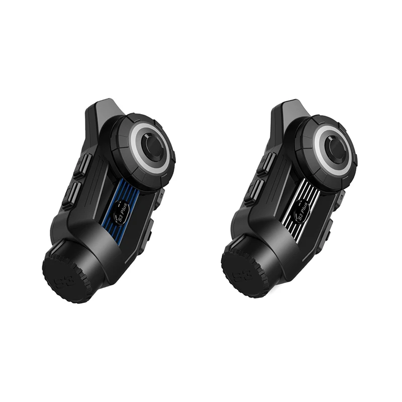 N11R- S3 Plus Motorradhelm Bluetooth Intercom Headset 2K Videorecorder DVR Dash Cam unterstützt 6 Personen