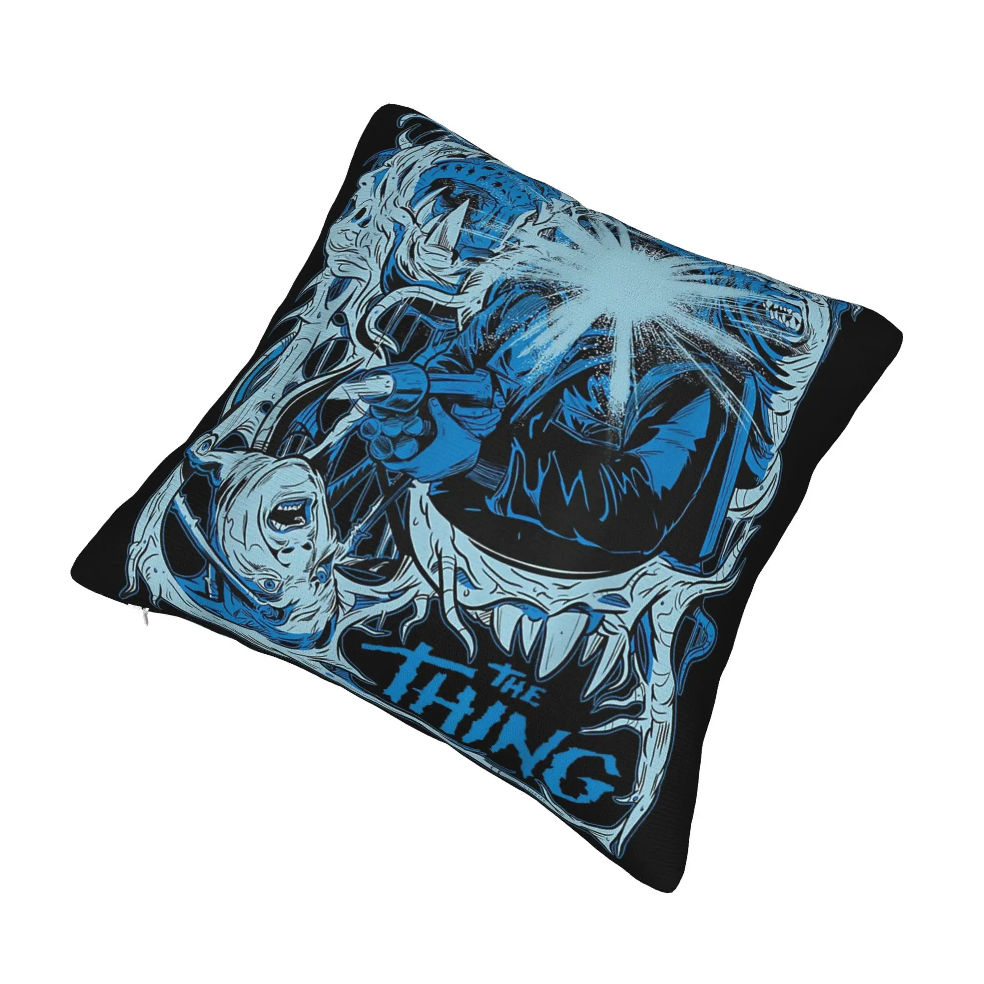 The Thing John Carpenter Pillowcase Printed Polyester Cushion Cover Gift  Throw Pillow Case Cover Home Zippered 45X45cm