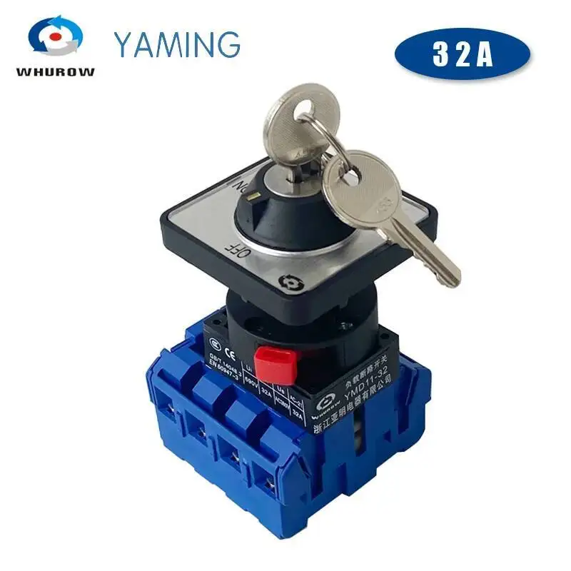 

Выключатель для изолятора камеры Стандартный YS3/4 Автоматический выключатель нагрузки Универсальный главный контрольный ключ с блокировкой вращения отключения питания LW30