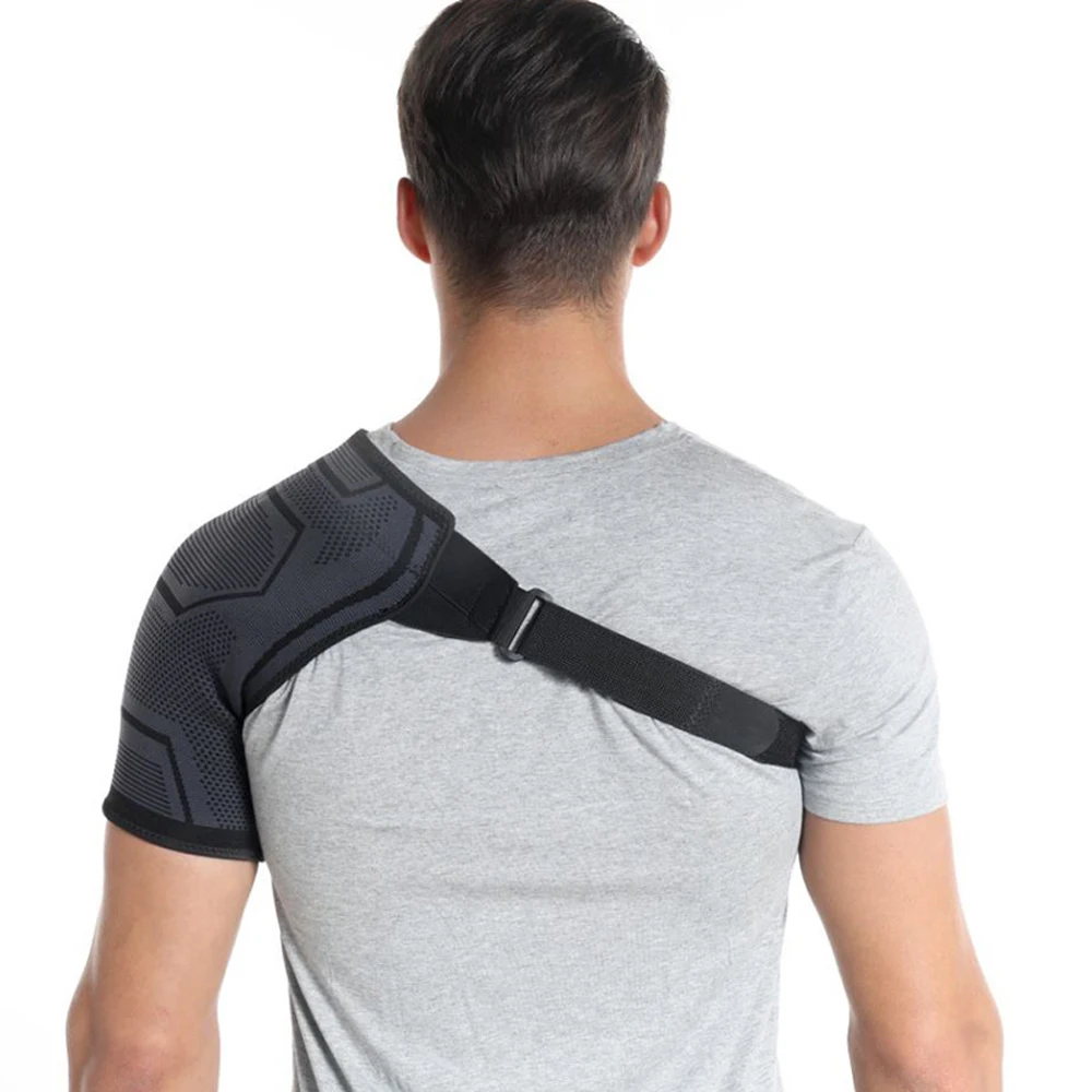 1pc Sports Recovery Shoulder Brace and Arm Sling for Men & Women, Shoulder Compression for Injury Relief and Adjustable Comfort